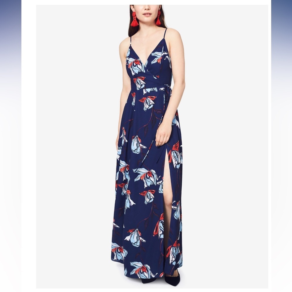 Fame and partners floral wrap
dress